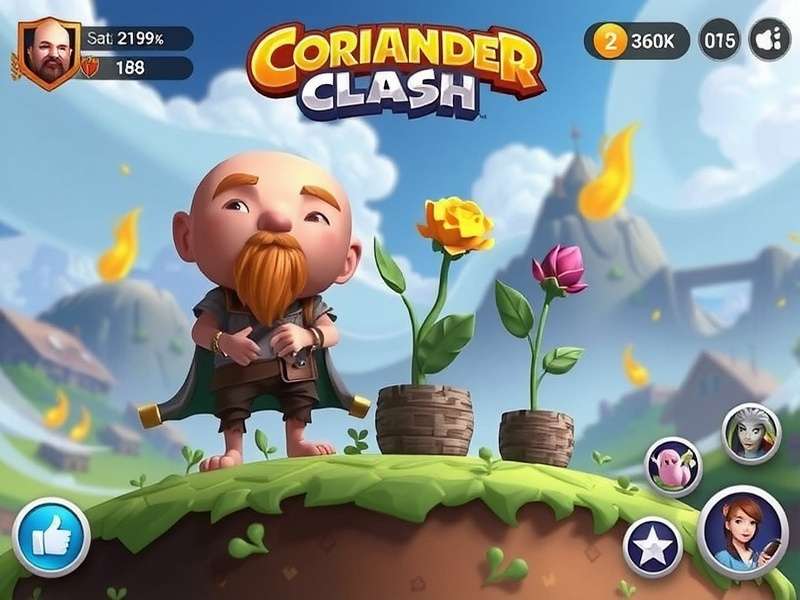Coriander Champion Clash gameplay screenshot